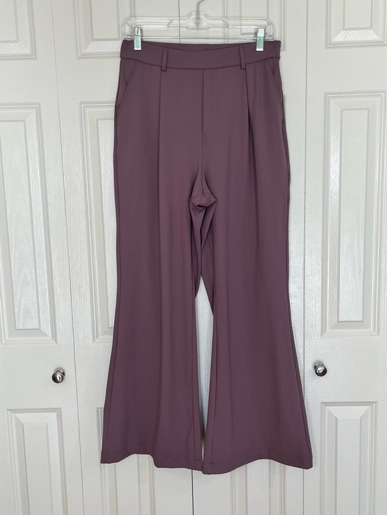 HALARA Pants - Halara High Rise Wide Leg Pull-On Work Pants Mauve Stretch Business Casual M New